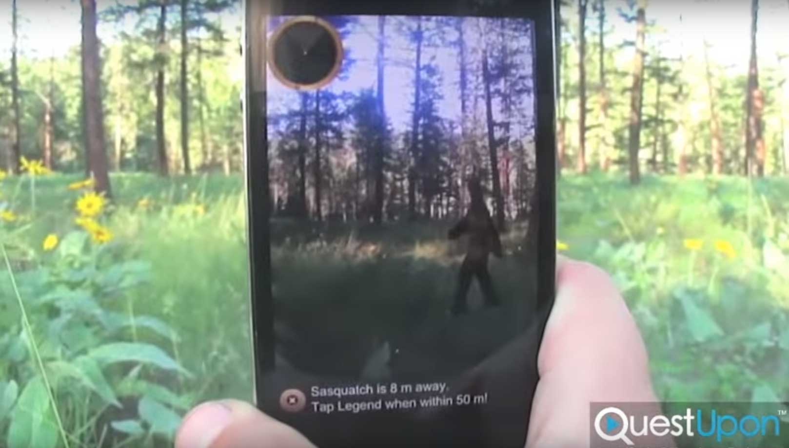 Sasquatch spotted in Augmented Reality