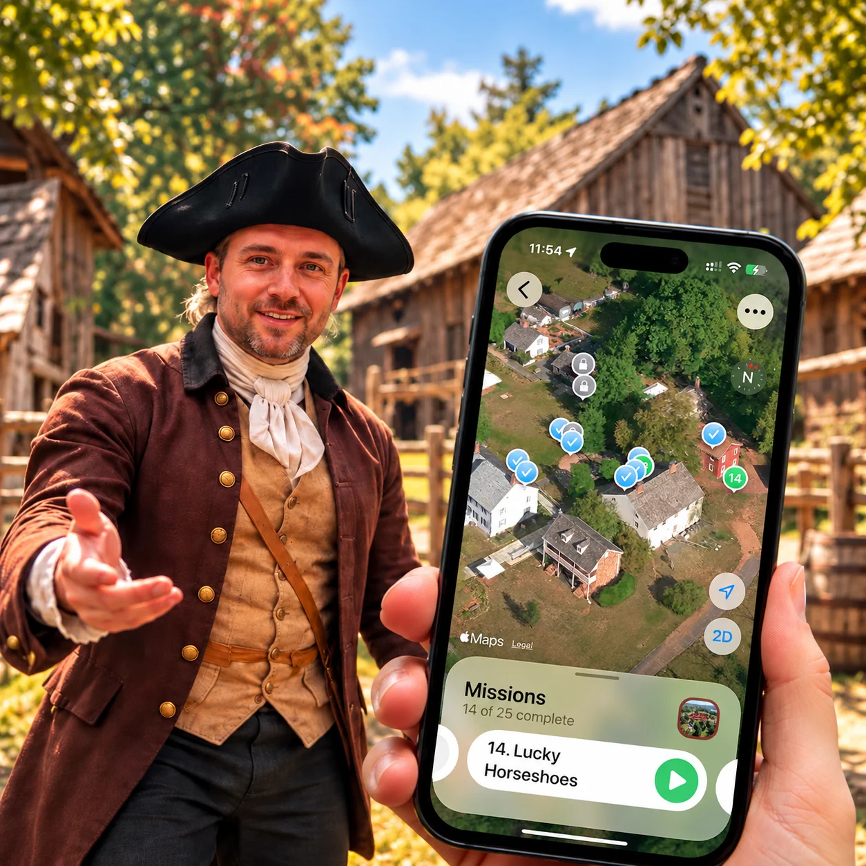 Historical walk AR tour