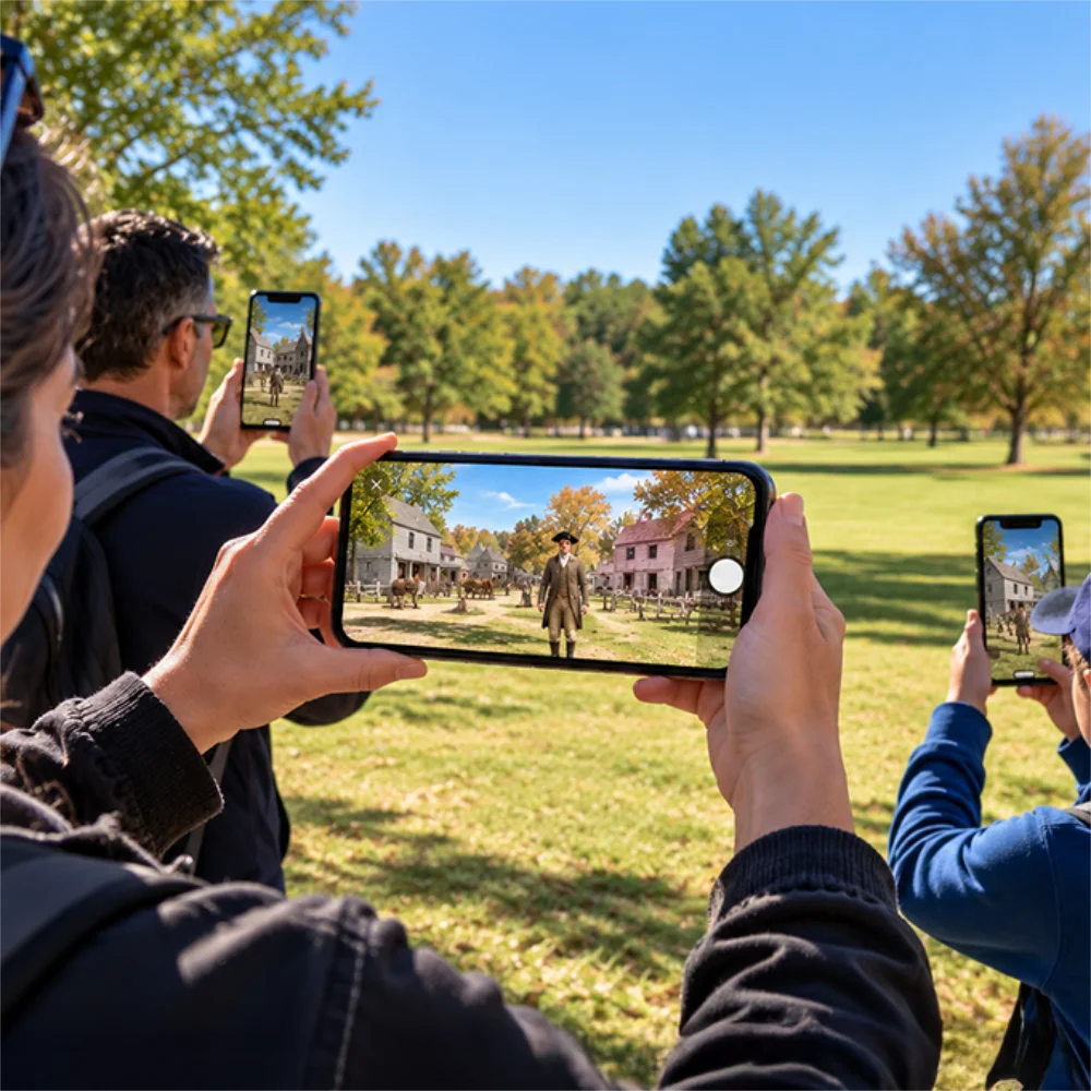 QuestUpon interactive heritage experience exploring the history of Raritan Landing in Middlesex County, New Jersey